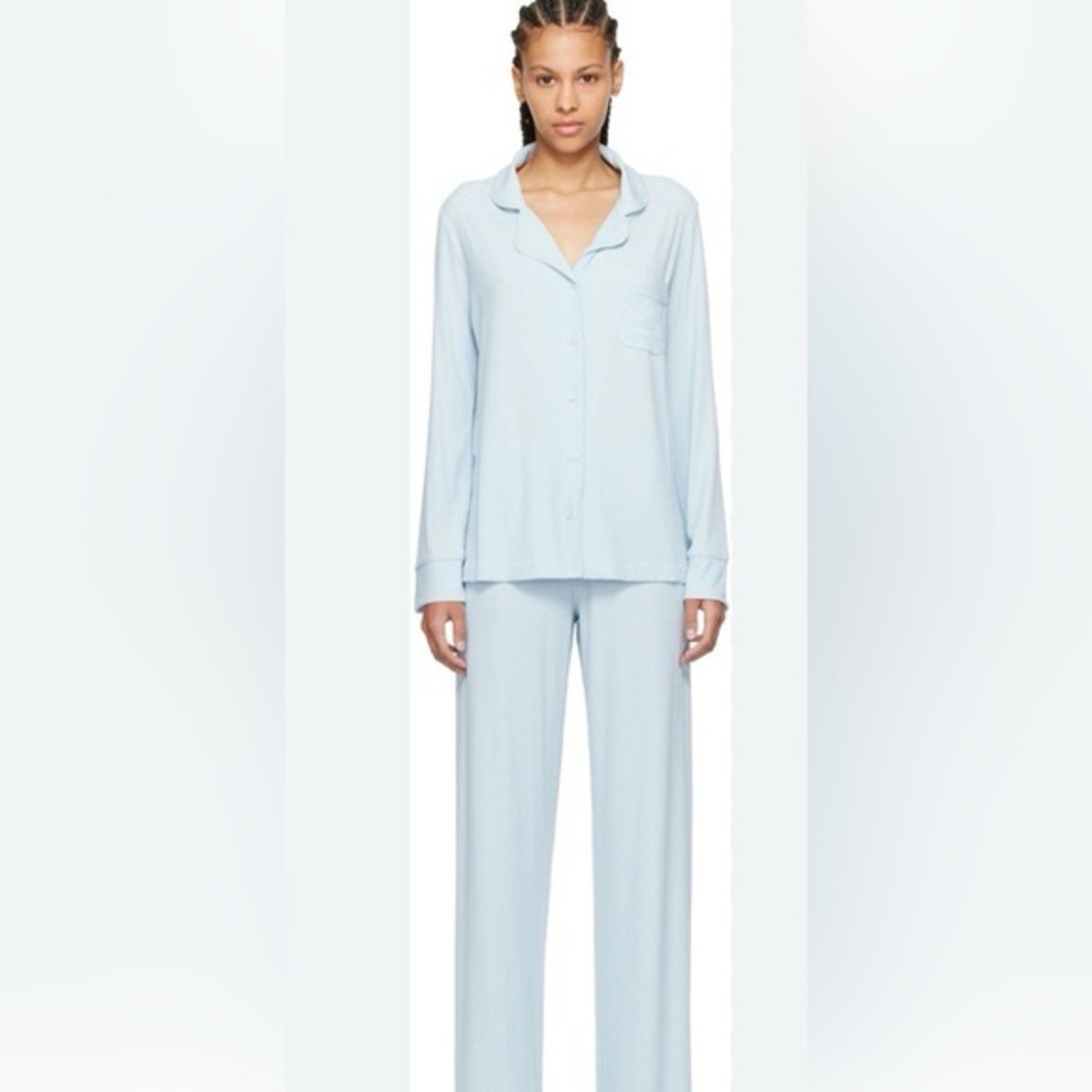 SKIMS Light Blue Women's Pajama Set